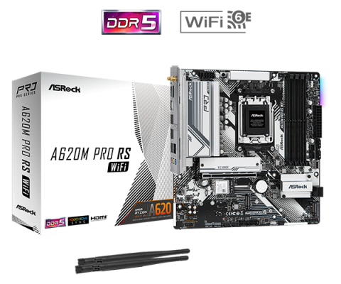 ASRock A620M PRO RS WIFI DDR5